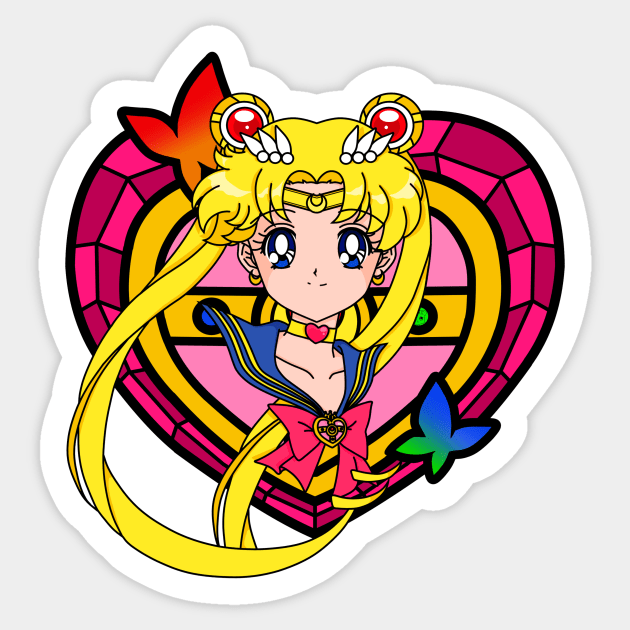 Super Sailor Moon Sticker by Lulu Bear